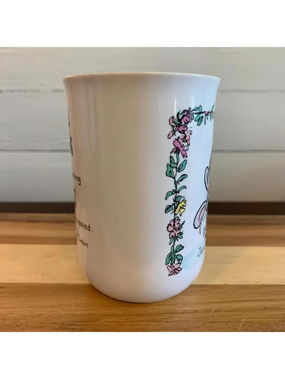 Vintage Marty Links For Papel “Jesus Loves You” Porcelain Mug